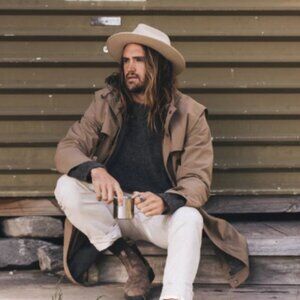 Will + Bear Calloway Cream Felt Sun Hat Fedora Australian Wool Traveler's Gypsy